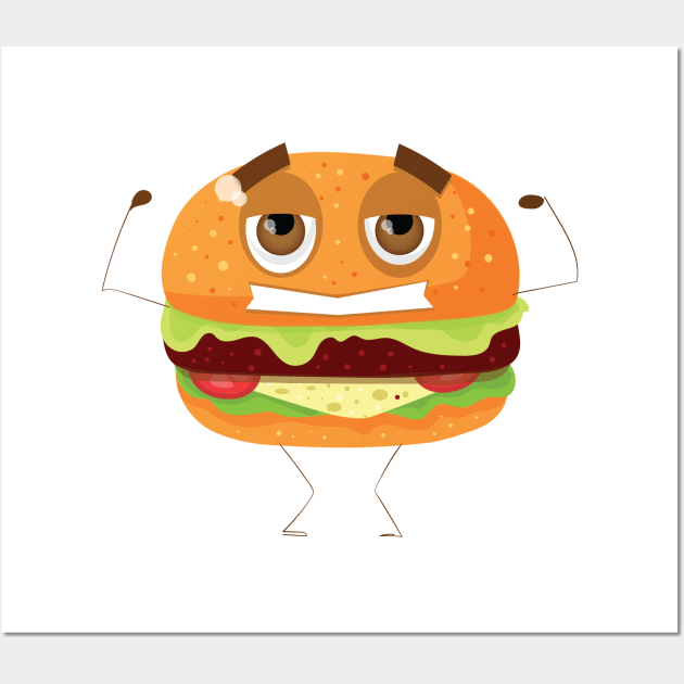 burger Wall Art by dillinger-heiss